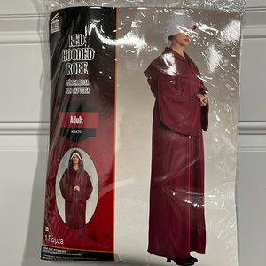 Red hooded robe
